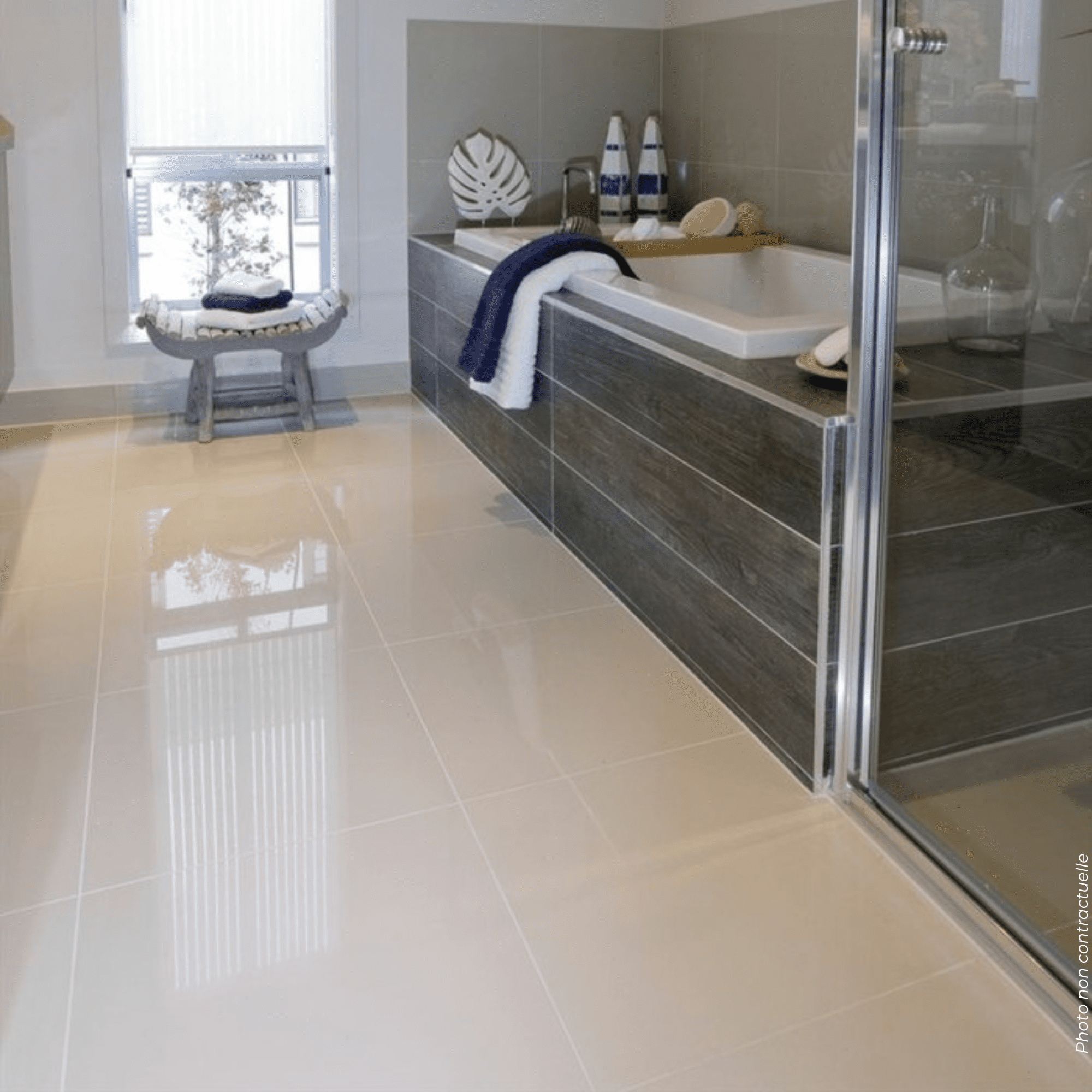 60X60 POLI CREME FOREST - REF GENERIQUE