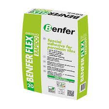 CIMENT COLLE C2 GRIS 20KG BENFERFLEX RAPIDO