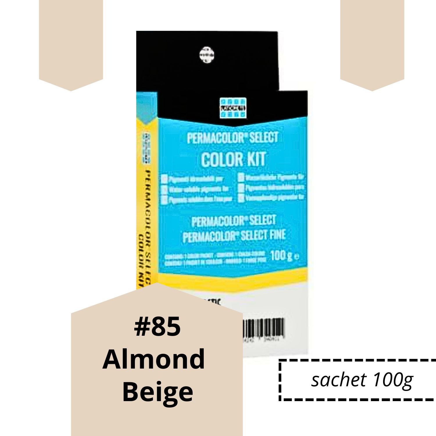 CIMENT JOINT PERMACOLOR #85 ALMOND BEIGE CLAIR