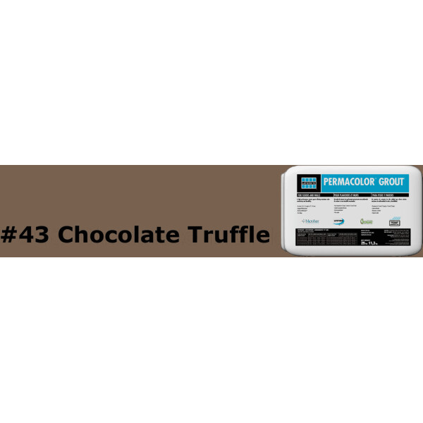 CIMENT JOINT PERMACOLOR #43CHOC TRUFFLE CHOCOLAT – Image 2