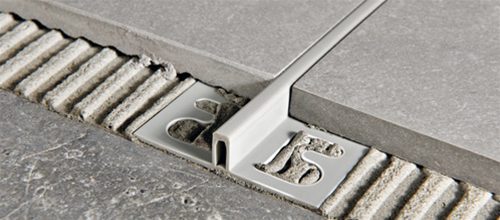 PROFILE JOINT FRACTIONNEMENT PVC GRIS H08MM T14