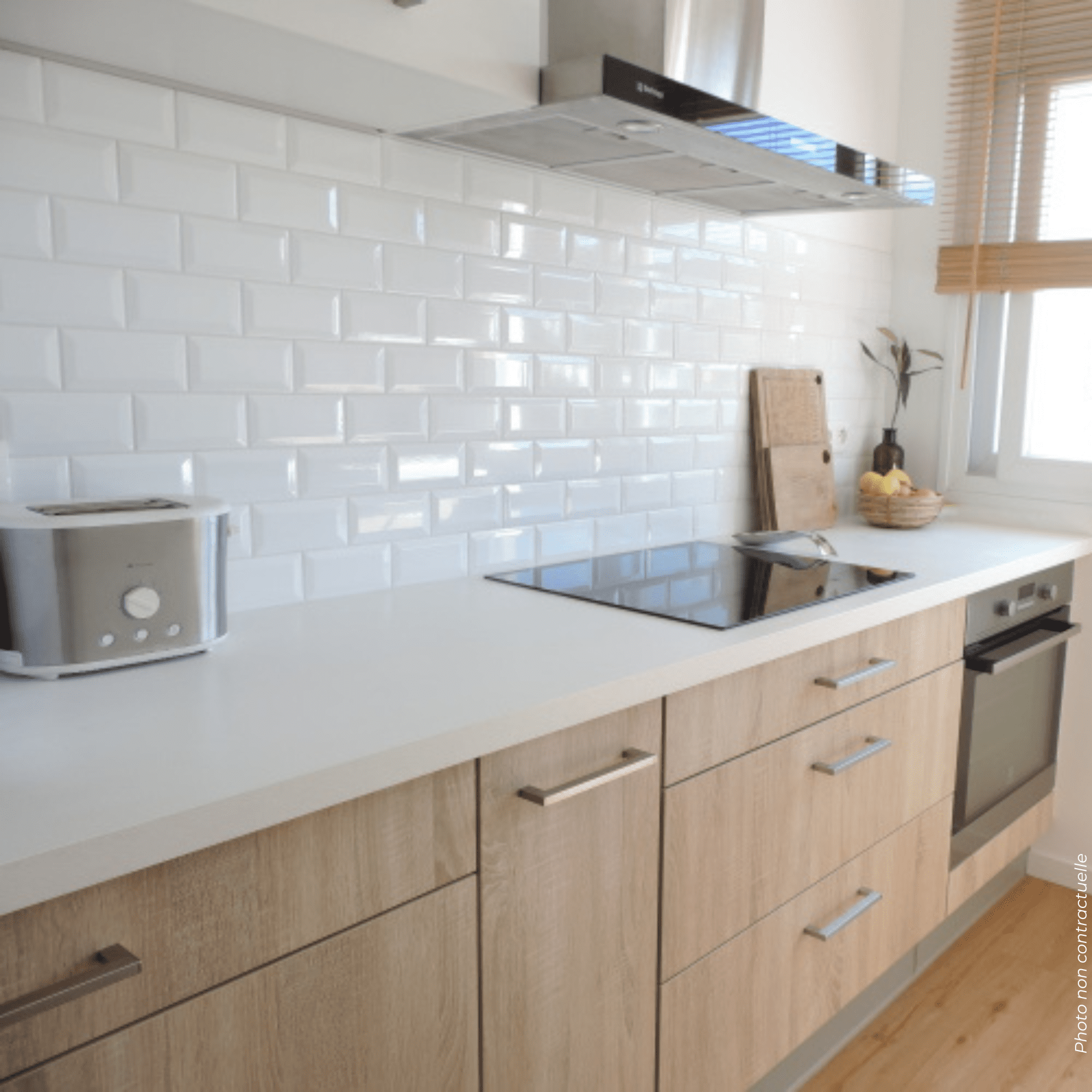 7.5X15 FAIENCE METRO BLANCHE -REF GENERIQUE