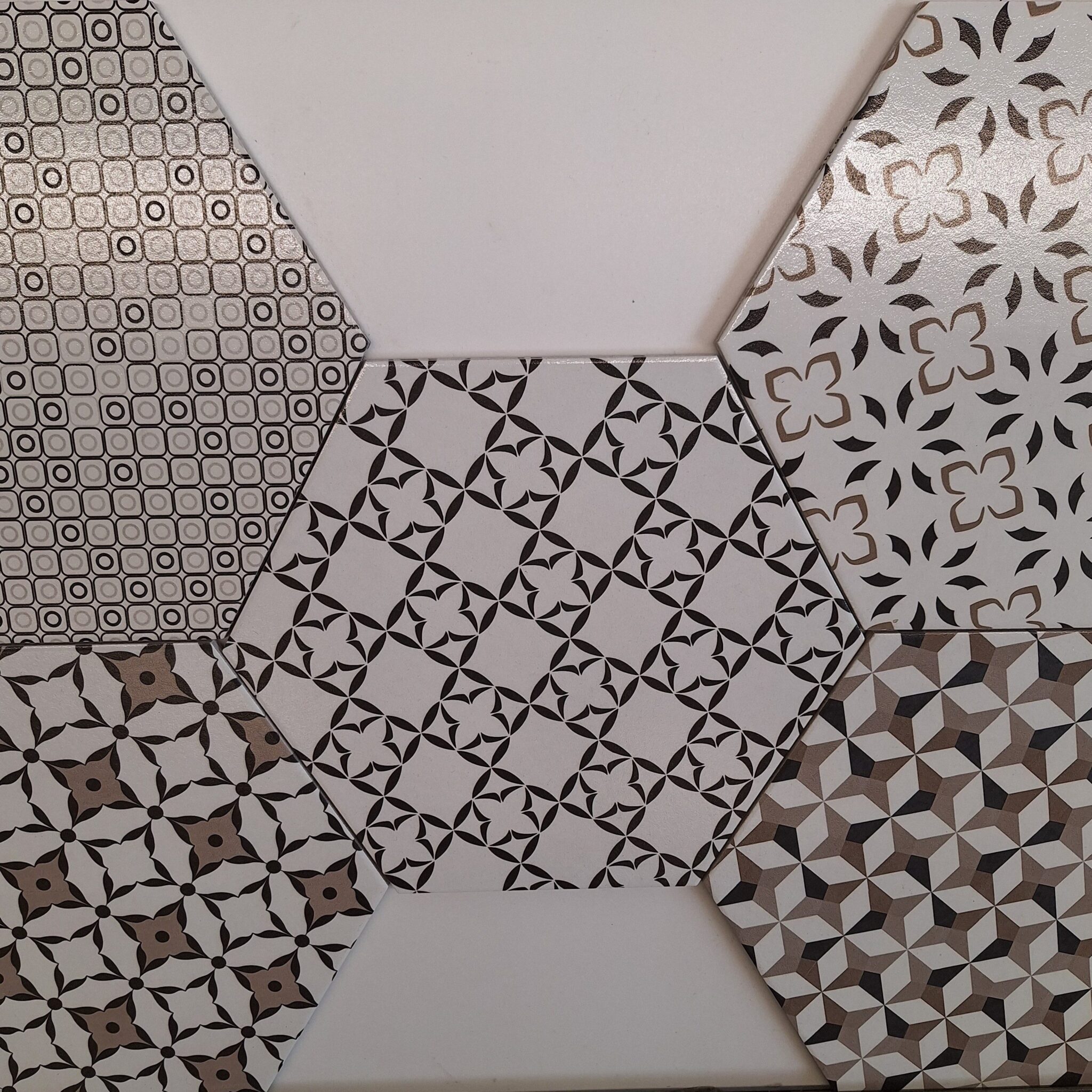 28.5X33 EXA EFFET CARREAUX CIMENT BLANC/TAUPE