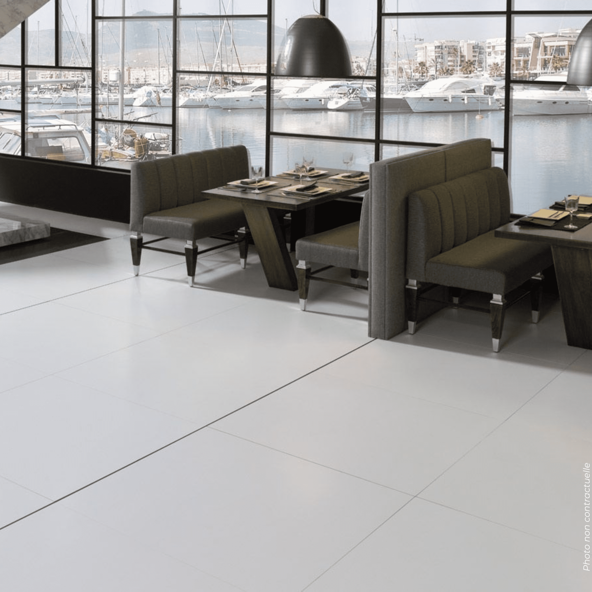 59.6X59.6 BLANC MATT WHITE PORCELANOSA - BAIN 35C2