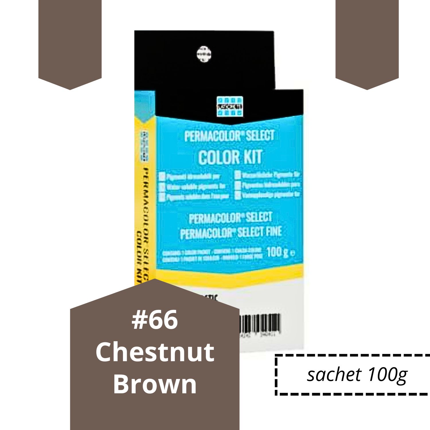 CIMENT JOINT PERMACOLOR #66 CHESTNUT BROWN