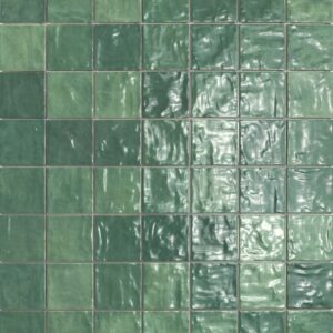 12X12 MALORCA VERT FONCE GLOSSY