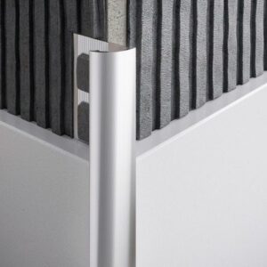 PROFILE 1/4 ROND ALU ANOD ARGENT H08MM 2.6ML